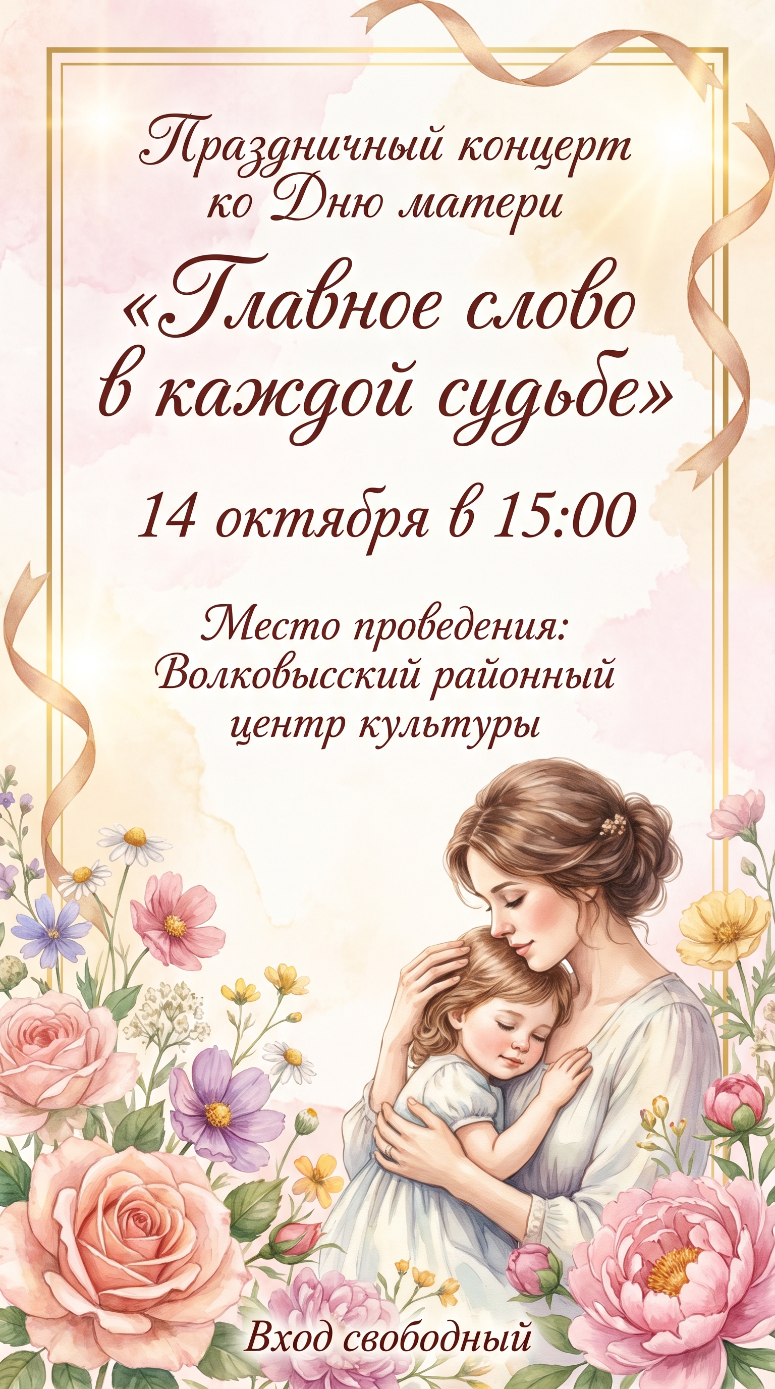 Главное слово в каждой судьбе
