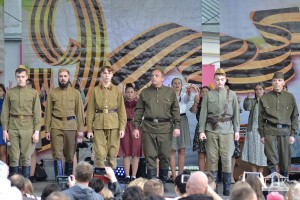 Празднование Дня Победы в Волковыске