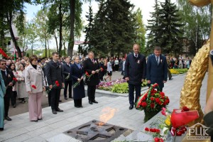 Волковыск чтит память героев: в Сквере Памяти состоялся митинг, посвященный 80-летию Великой Победы